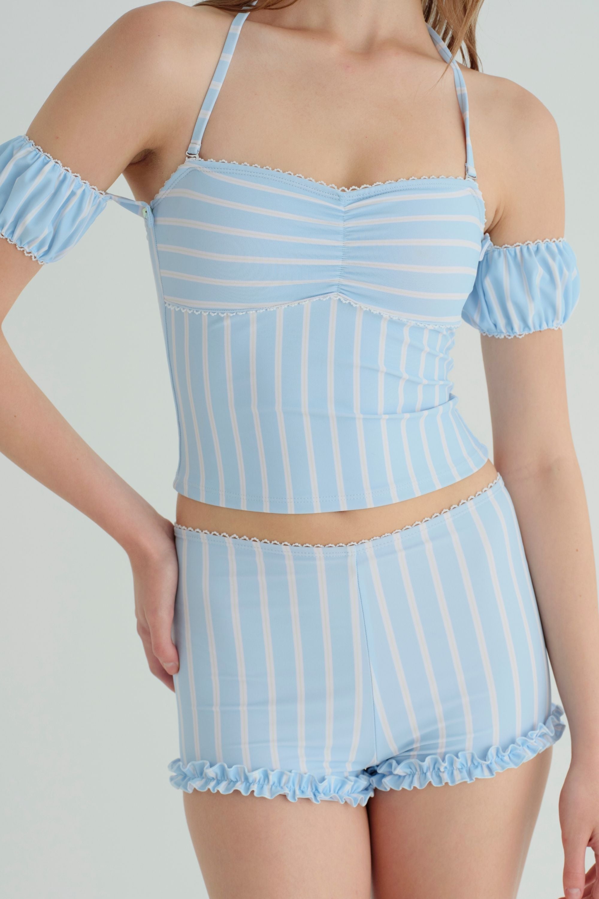 Waves&Warmth | Puffy Tube Top