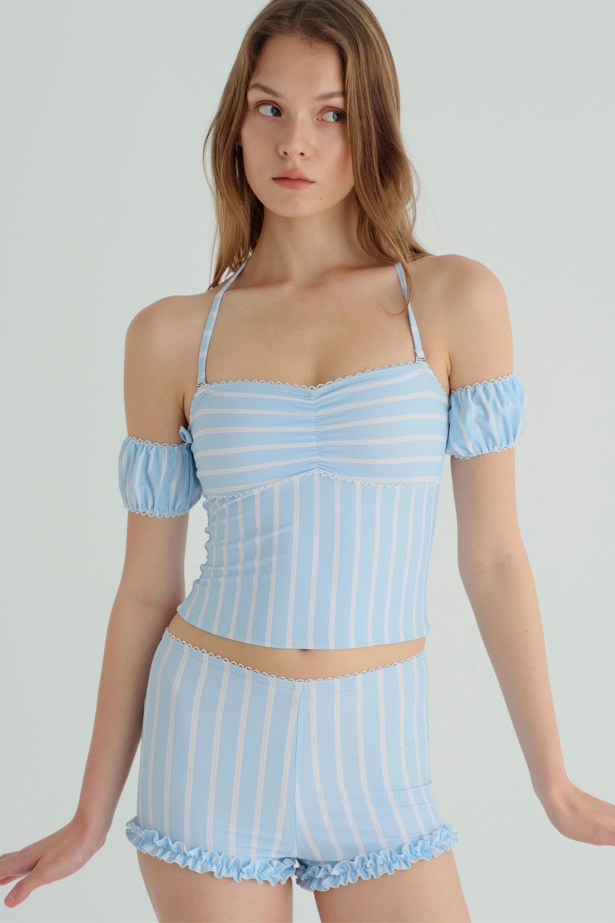 Waves&Warmth | Puffy Tube Top