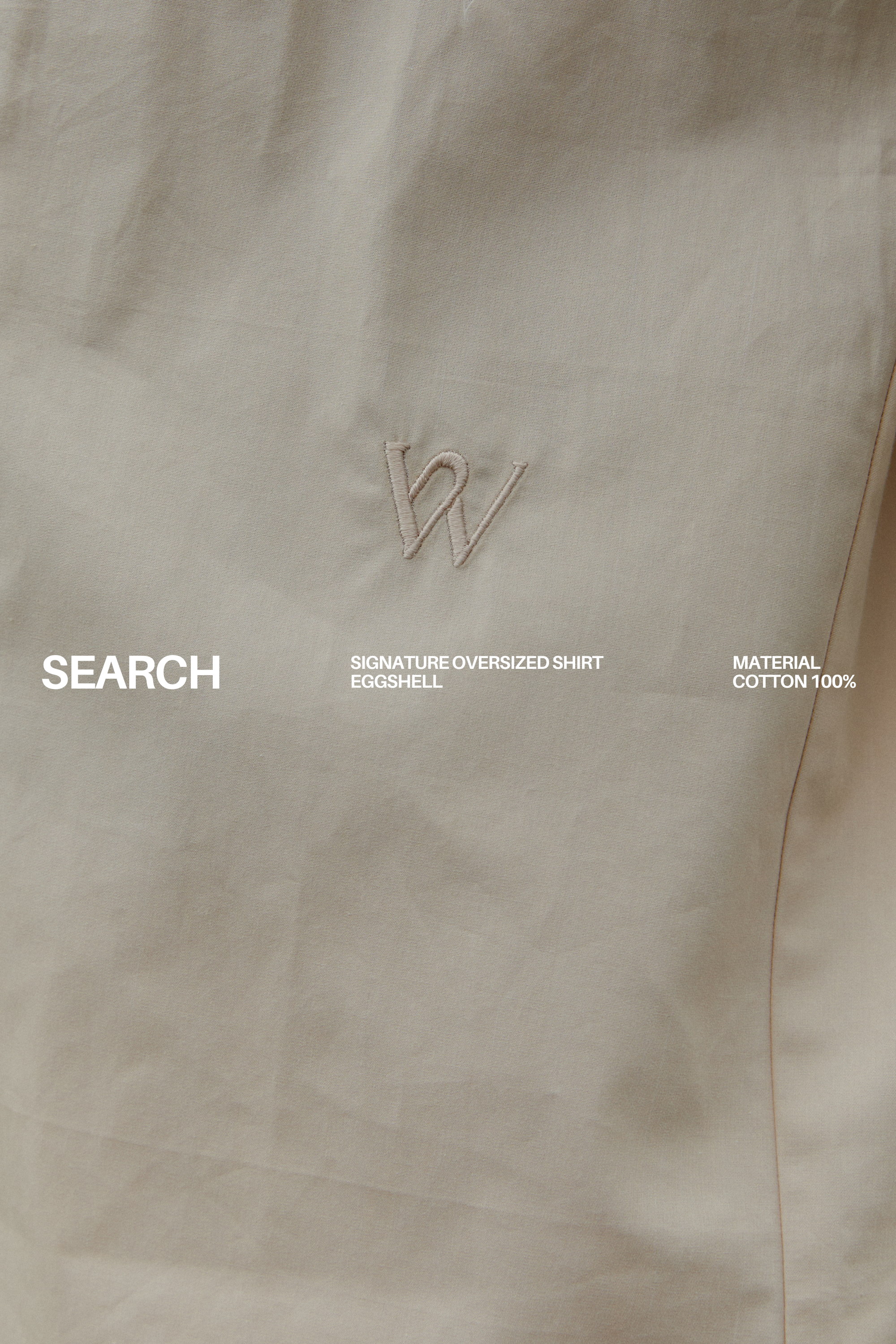 Signature Oversized Shirt