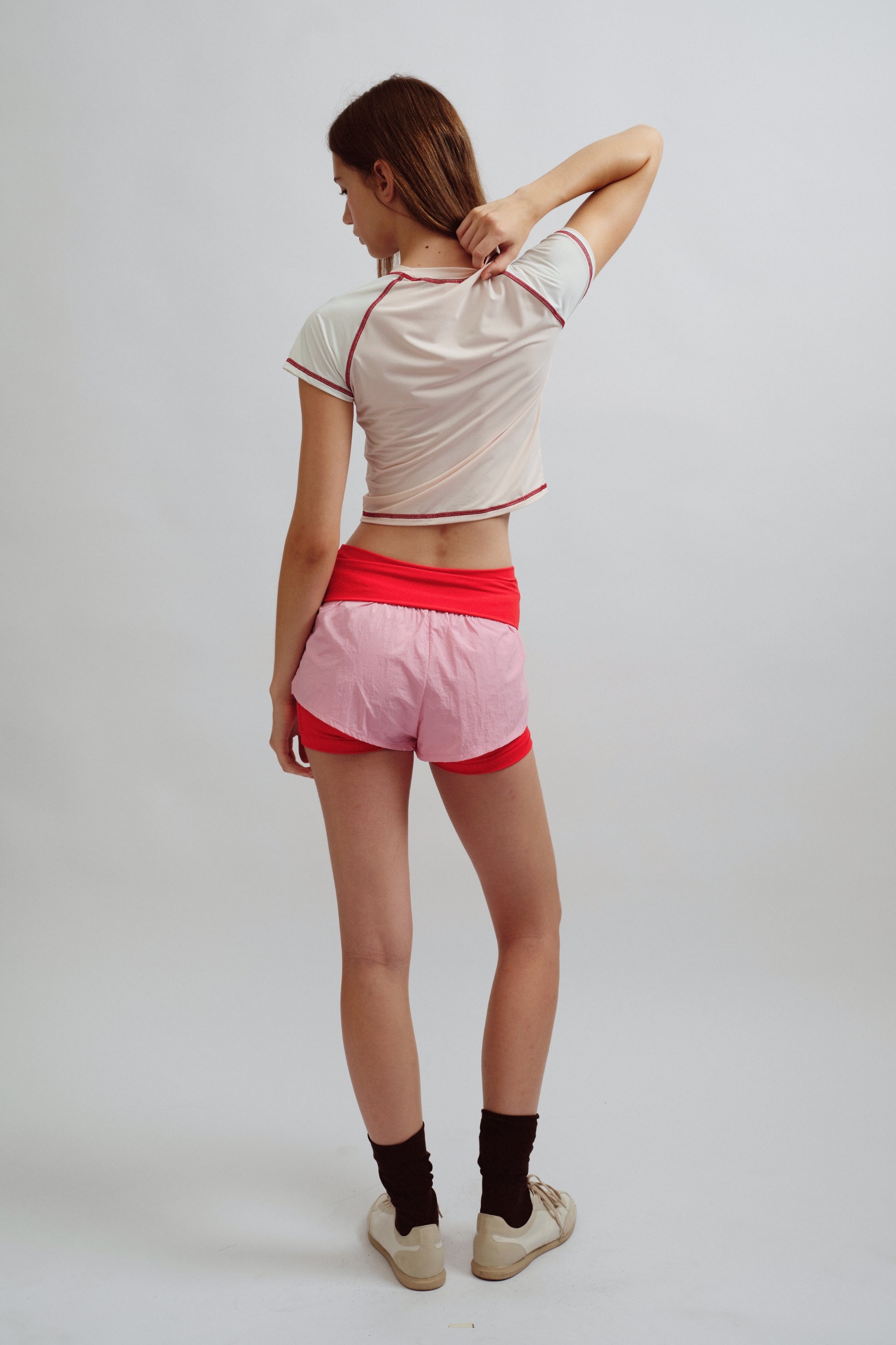 Stretch Dept | Fold Over Layer Shorts