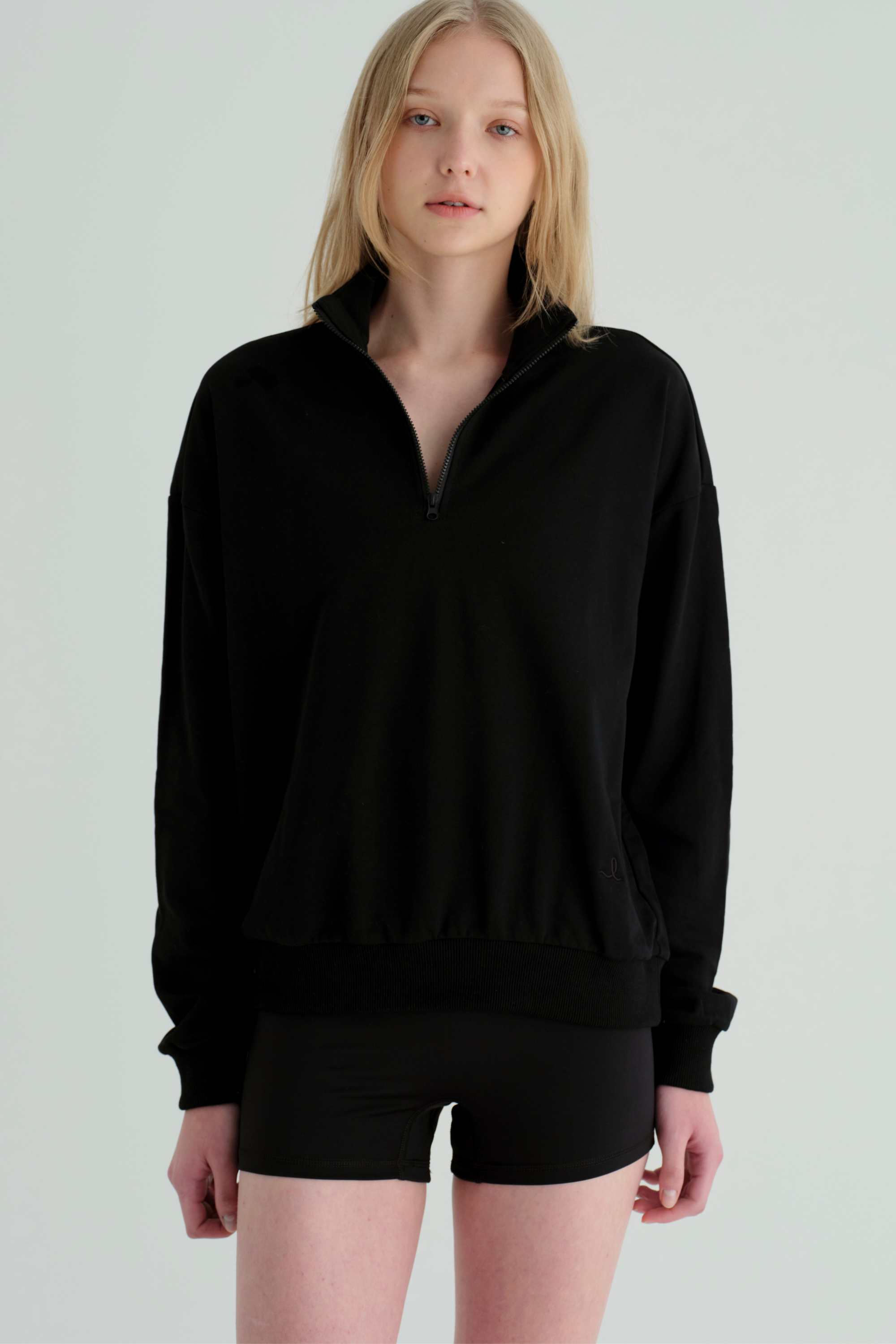 Everyday | Zip Crop Sweatshirt
