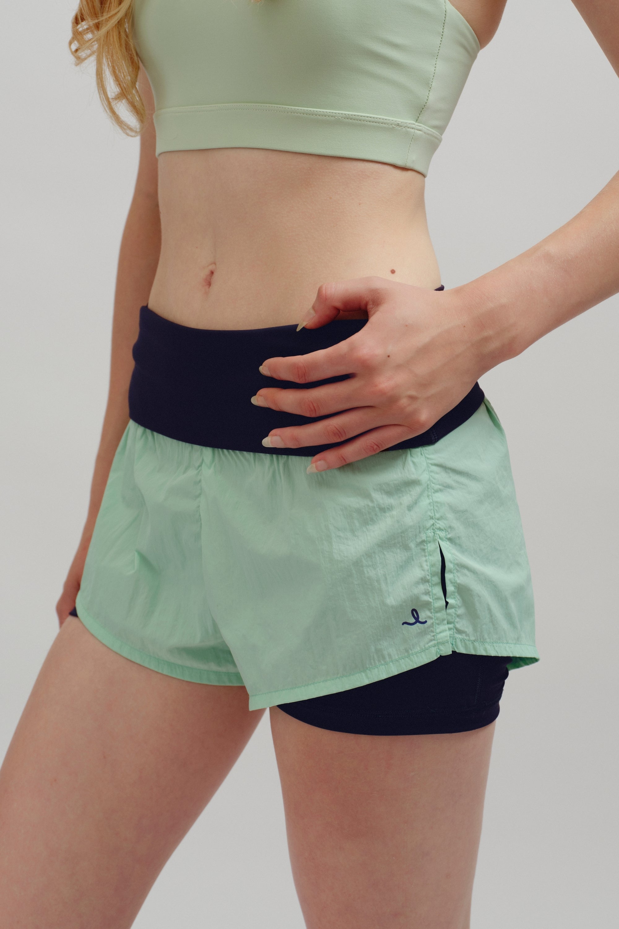 Stretch Dept | Fold Over Layer Shorts