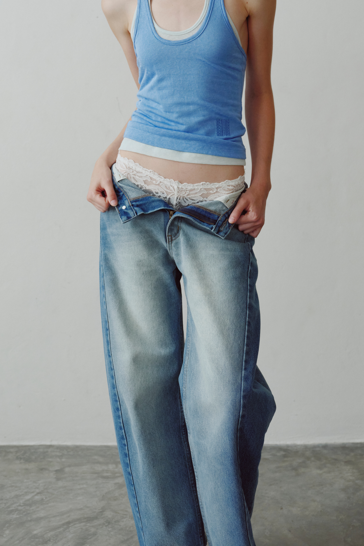 DIP | Panelled Barrel Jeans