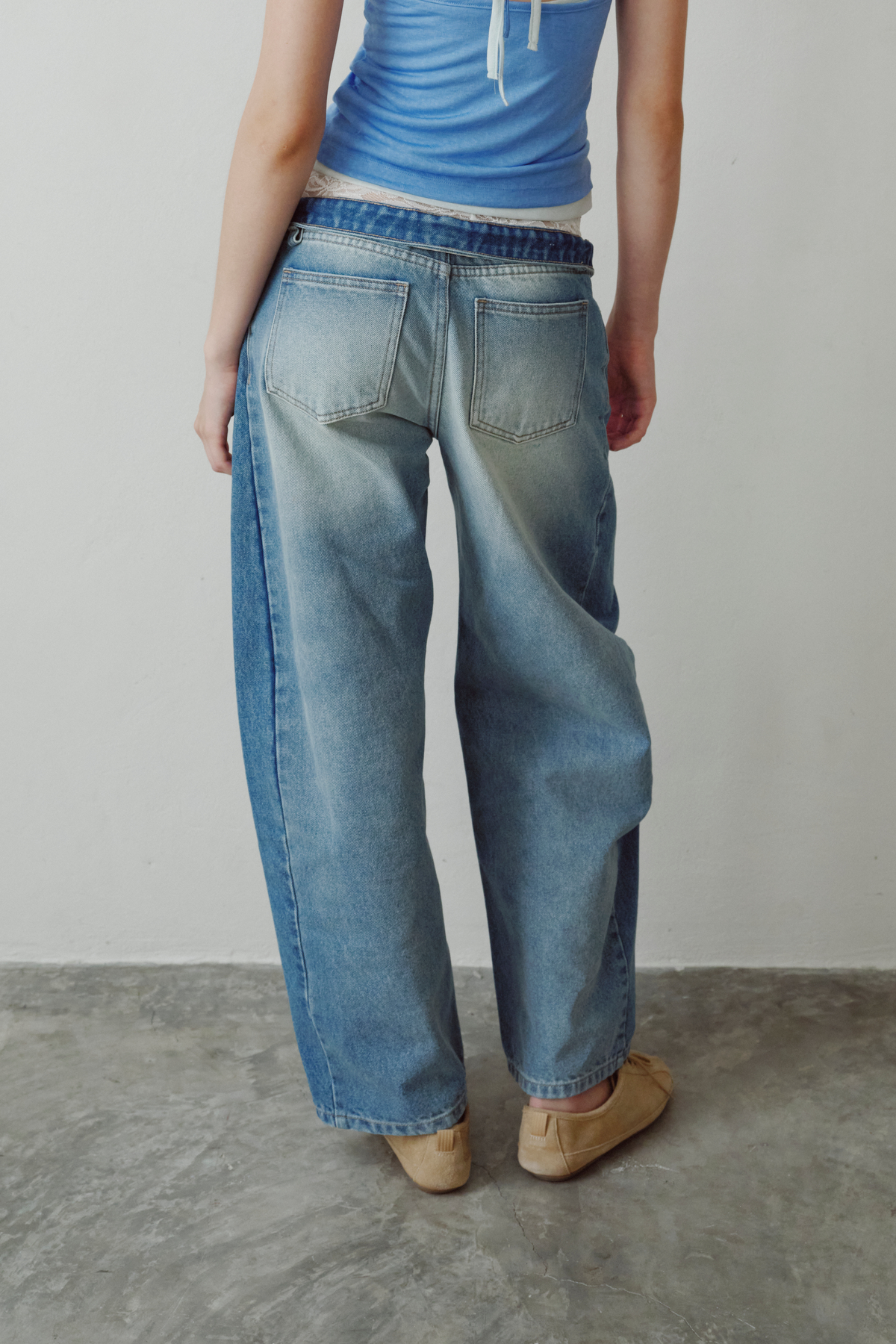 DIP | Panelled Barrel Jeans