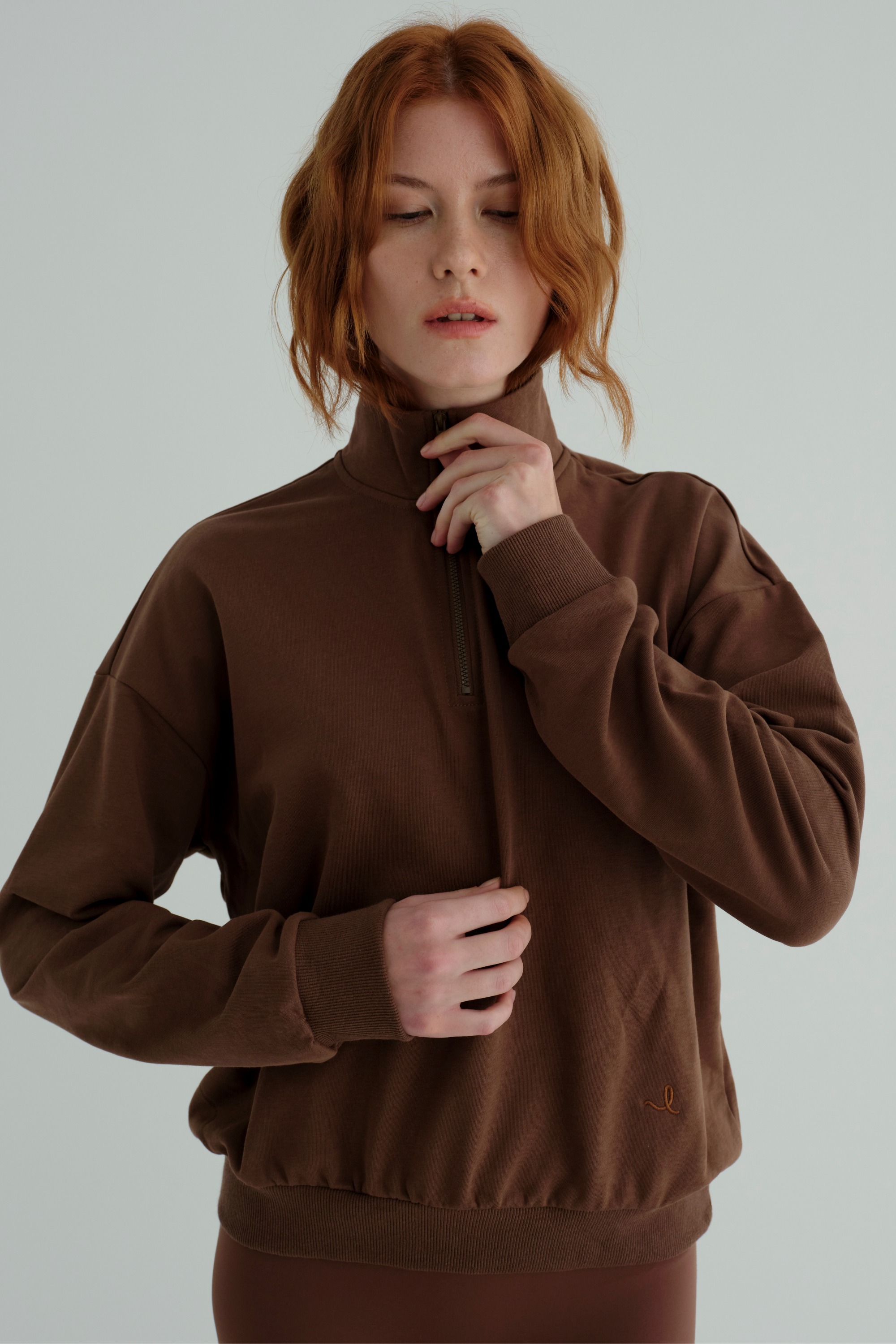 Everyday | Zip Crop Sweatshirt